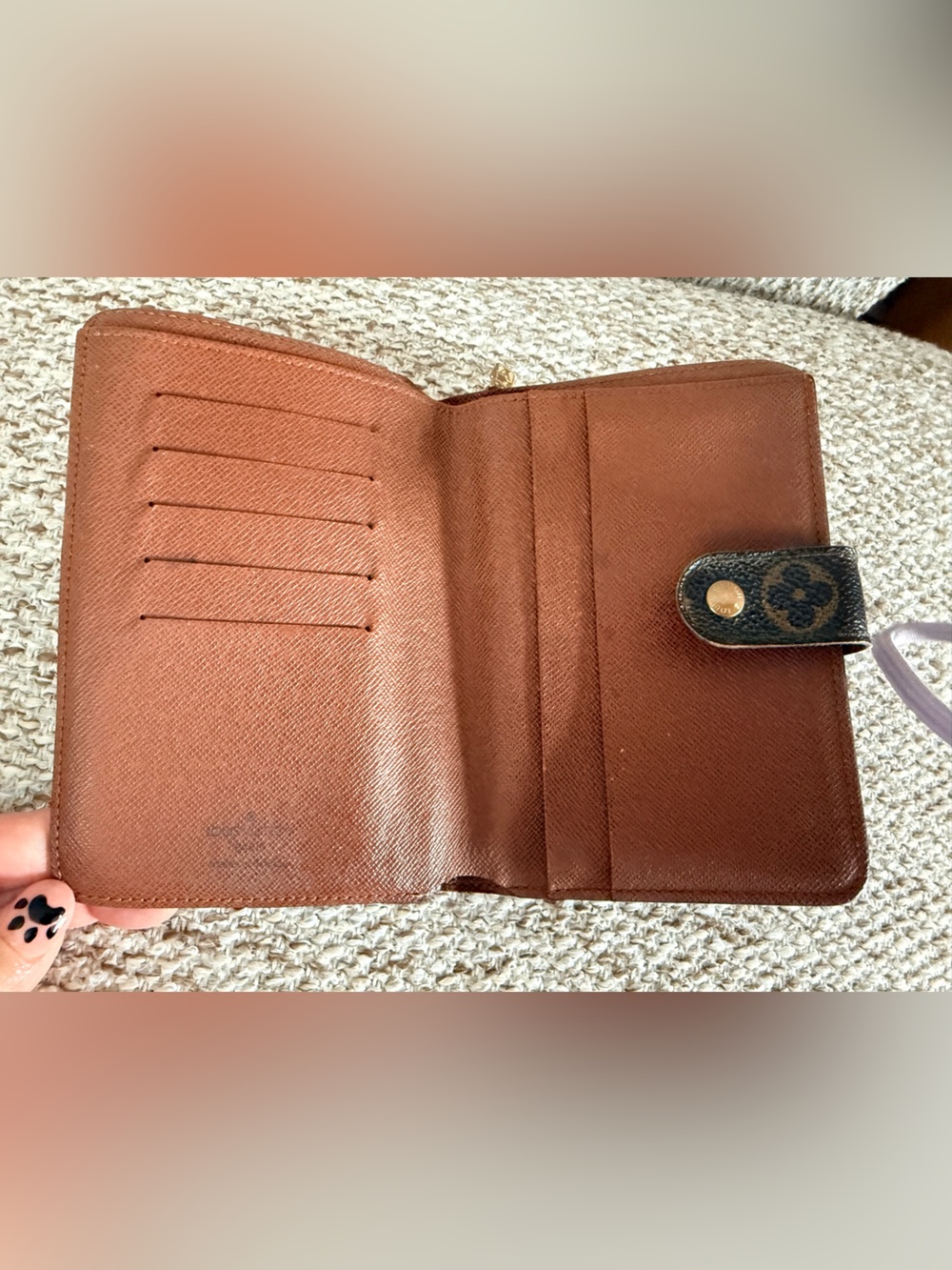 LV Vintage Monogram Porte Papier Zippe Bifold Wallet - Picture 4 of 12